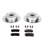 Power Stop 06-12 Mitsubishi Eclipse Rear Z23 Evolution Sport Brake Kit Brake Kits - Performance D&S PowerStop   