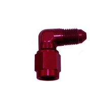 Load image into Gallery viewer, Nitrous Express 3AN Male x 90 -3 Female Swivel - Red Fittings Nitrous Express
