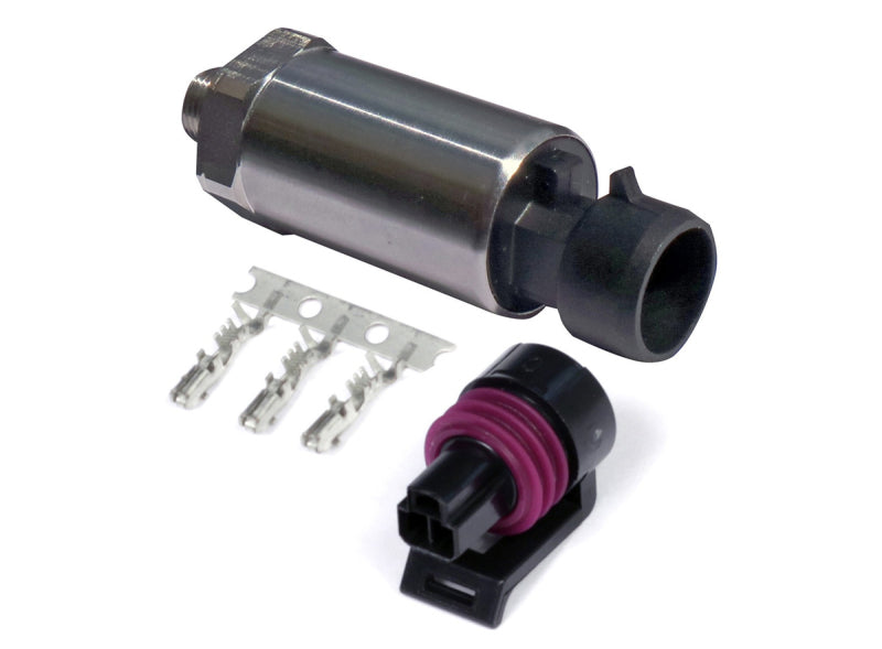 Haltech 150 PSI Motorsport (SS Diaphragm) Fuel/Oil/Wastegate 1/8 NPT Pressure Sensor (Incl Plug/Pin) Sensors Haltech