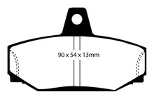 Load image into Gallery viewer, EBC 83-90 Volvo 760 2.3 Turbo (ABS) (Girling) Redstuff Rear Brake Pads Brake Pads - Performance EBC   
