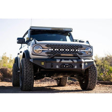 Load image into Gallery viewer, DV8 Offroad 2021+ Ford Bronco Front Bumper Winch Capable w/ Optional Bull Bar/Aux Light Opening Bumpers - Steel DV8 Offroad

