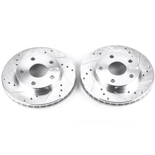 Load image into Gallery viewer, Power Stop 91-95 Toyota MR2 Front Evolution Drilled &amp; Slotted Rotors - Pair Brake Rotors - Slot &amp; Drilled PowerStop   
