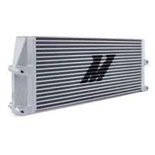 Load image into Gallery viewer, Mishimoto Heavy-Duty Oil Cooler - 17in. Same-Side Outlets - Silver Oil Coolers Mishimoto
