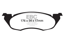 Load image into Gallery viewer, EBC 91-96 Dodge Dakota 2WD 2.5 Greenstuff Front Brake Pads Brake Pads - Performance EBC   
