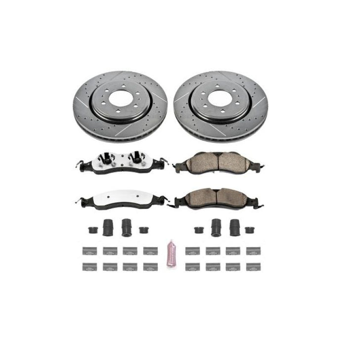 Power Stop 07-09 Ford Expedition Front Z36 Truck & Tow Brake Kit Brake Kits - Performance D&S PowerStop   