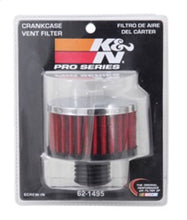 Load image into Gallery viewer, K&amp;N .5in Flange ID x 3in OD x 3.25in H Rubber Base Crankcase Vent Filter Air Filters - Universal Fit K&amp;N Engineering   
