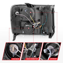 Load image into Gallery viewer, ANZO 2007-2013 Gmc Sierra 1500 Projector Headlights w/ Halo Black Headlights ANZO
