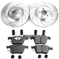 Power Stop 2018 Jaguar XJ Front Z23 Evolution Sport Brake Kit Brake Kits - Performance D&S PowerStop   