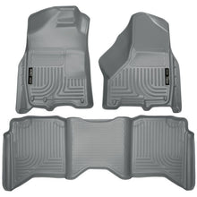 Load image into Gallery viewer, Husky Liners 2012 Dodge Ram 1500/2500/3500 Crew Cab WeatherBeater Combo Gray Floor Liners Floor Mats - Rubber Husky Liners
