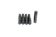 Load image into Gallery viewer, Wheel Mate Muteki HR38 Open End Lug Nuts 12x1.25 Black Chrome / Red Ring Lug Nuts Wheel Mate
