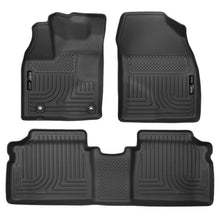 Load image into Gallery viewer, Husky Liners 2015 Toyota Prius WeatherBeater Black Front &amp; 2nd Seat Floor Liners Floor Mats - Rubber Husky Liners
