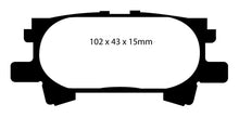 Load image into Gallery viewer, EBC 04-07 Lexus RX330 3.3 Yellowstuff Rear Brake Pads Brake Pads - Performance EBC   

