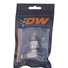 Load image into Gallery viewer, DeatschWerks 10AN ORB Male Swivel to 10AN Male Flare 90-Degree Fitting - Anodized Titanium Fittings DeatschWerks
