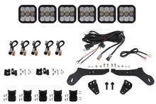 Load image into Gallery viewer, Diode Dynamics 17-20 Ford Raptor SS5 Grille CrossLink Lightbar Kit Sport - White Combo Light Bars &amp; Cubes Diode Dynamics   
