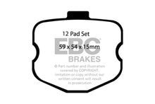 Load image into Gallery viewer, EBC 06-08 Chevrolet Corvette (C6) 7.0 (Z06) Bluestuff Front Brake Pads Brake Pads - Racing EBC   
