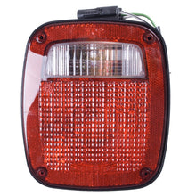 Load image into Gallery viewer, Omix Left Black Tail Lamp 91-97 Jeep YJ TJ Wrangler Tail Lights OMIX

