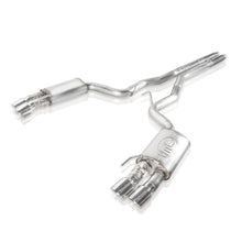 Load image into Gallery viewer, Stainless Works 2018+ Ford Mustang GT 3in Redline Series Catback H-Pipe w/Active Valves &amp; Quad Tips Catback Stainless Works
