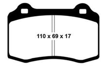Load image into Gallery viewer, EBC 96-03 Alfa Romeo GTV 3.0 (Brembo) Redstuff Front Brake Pads Brake Pads - Performance EBC   
