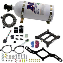 Load image into Gallery viewer, Nitrous Express 4150 RNC Conventional Nitrous Plate Kit w/.375in Solenoid w/10lb Bottle Nitrous Systems Nitrous Express
