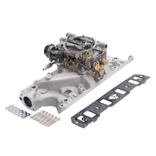 Load image into Gallery viewer, Edelbrock Manifold And Carb Kit Performer Small Block Ford 289-302 Natural Finish Intake Manifolds Edelbrock
