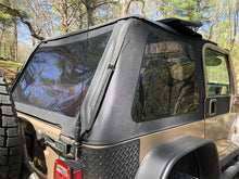 Load image into Gallery viewer, Rampage 18-21 Jeep Wrangler (JL) Unlimited Frameless TrailView Fastback Soft Top Kit - Black Diamond Soft Tops Rampage
