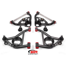 Load image into Gallery viewer, BMR 78-87 G-Body Upper And Lower A-Arm Kit - Black Hammertone Control Arms BMR Suspension
