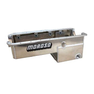 Moroso Small Block Ford 351W Fox Body Mustang External -16AN Wet Sump Aluminum Oil Pan Oil Pans Moroso