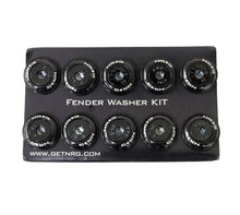 Load image into Gallery viewer, NRG Fender Washer Kit w/Color Matched M6 Bolt Rivets For Plastic (Black) - Set of 10 Hardware Kits - Other NRG
