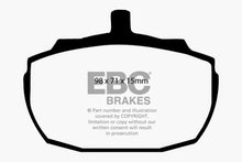 Load image into Gallery viewer, EBC 91-93 Morgan 4/4 1.6 Greenstuff Front Brake Pads Brake Pads - Performance EBC   
