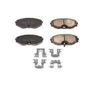 Power Stop 93-97 Infiniti J30 Front Z17 Evolution Ceramic Brake Pads w/Hardware Brake Pads - OE PowerStop