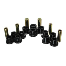Load image into Gallery viewer, Energy Suspension 99-04 Ford F-350 2wd/F-250 SD 4wd/F-350 4wd Black Rear Leaf Spring Bushing Set Bushing Kits Energy Suspension
