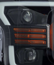 Load image into Gallery viewer, AlphaRex 18-19 Ford F-150 PRO-Series Proj Headlights Plank Style Gloss Blk w/Activ Light/Seq Signal Headlights AlphaRex
