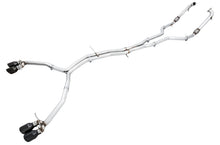 Load image into Gallery viewer, AWE Tuning Audi B9 S4 Track Edition Exhaust - Non-Resonated (Black 102mm Tips) Catback AWE Tuning   
