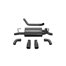 Load image into Gallery viewer, Corsa 2018-2024 Jeep Wrangler JL 2.5in Dual Rear Exit Black Tips Sport Axle-Back Exhaust Axle Back CORSA Performance
