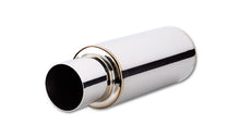 Load image into Gallery viewer, Vibrant TPV Round Muffler (23in Long) with 4in Round Tip Straight Cut - 4in inlet I.D. Muffler Vibrant
