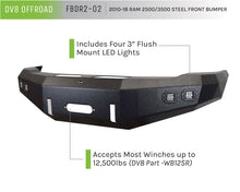 Load image into Gallery viewer, DV8 Offroad 10-14 Dodge Ram 2500/3500 Front Bumper Bumpers - Steel DV8 Offroad   
