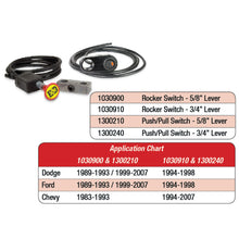 Load image into Gallery viewer, BD Diesel Rocker Switch Kit Exhaust Brake - 5/8in Manual Lever Exhaust Brakes BD Diesel
