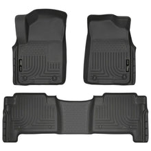 Load image into Gallery viewer, Husky Liners 2011 Infiniti QX56 WeatherBeater Combo Black Floor Liners Floor Mats - Rubber Husky Liners
