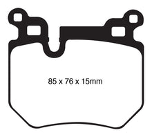 Load image into Gallery viewer, EBC 08-10 BMW 135 3.0 Twin Turbo Yellowstuff Rear Brake Pads Brake Pads - Performance EBC   
