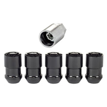 Load image into Gallery viewer, McGard Wheel Lock Nut Set - 5pk. (Cone Seat) M12X1.5 / 3/4 Hex / 1.46in. Length - Black Lug Nuts McGard
