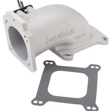Load image into Gallery viewer, Edelbrock Low Profile Intake Elbow 90mm Throttle Body to Square-Bore Flange As-Cast Finish Throttle Bodies Edelbrock
