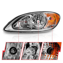 Load image into Gallery viewer, ANZO 2008-2016 International Prostar Crystal Headlights Chrome Housing Headlights ANZO
