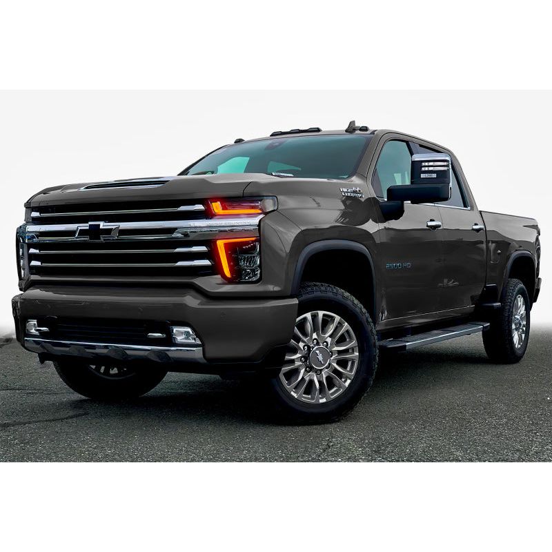 Oracle 20-21 Chevy Silverado HD 2500/3500 RGB+W Headlight DRL Upgrade Kit - ColorSHIFT SEE WARRANTY Headlights ORACLE Lighting
