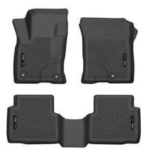 Load image into Gallery viewer, Husky Liners 20-21 Ford Escape All Models Exc Hybrid Weatherbeater Front and 2nd Seat Liners - BLK Floor Mats - Rubber Husky Liners
