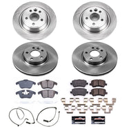 Power Stop 12-15 Land Rover Range Rover Evoque Front & Rear Autospecialty Brake Kit Brake Kits - OE PowerStop   