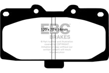 Load image into Gallery viewer, EBC 89-95 Nissan Skyline (R32) 2.6 Twin Turbo GT-R Redstuff Front Brake Pads Brake Pads - Performance EBC   
