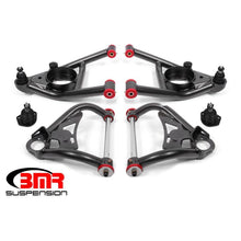 Load image into Gallery viewer, BMR 64-72 A-Body Upper And Lower A-Arm Kit - Black Hammertone Control Arms BMR Suspension
