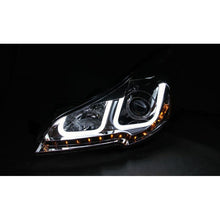 Load image into Gallery viewer, ANZO 2010-2014 Subaru Outback Projector Headlights w/ U-Bar Black Headlights ANZO
