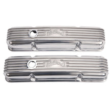 Load image into Gallery viewer, Edelbrock Valve Cover Classic Series Chevrolet 1959-1986 262-400 CI V8 Polshed Valve Covers Edelbrock
