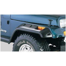 Load image into Gallery viewer, Bushwacker 87-95 Jeep Wrangler Cutout Style Flares 2pc Cutting Optional Not Renegade - Black Fender Flares Bushwacker

